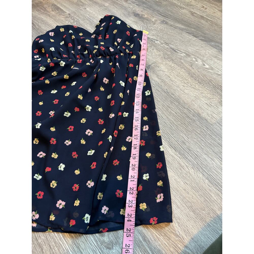 Madewell Wrap Confetti Floral Mini Dress Size 2 - Picture 10 of 12
